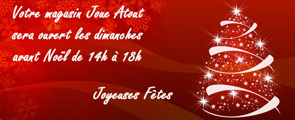 Ouverture les dimanches avant Noël