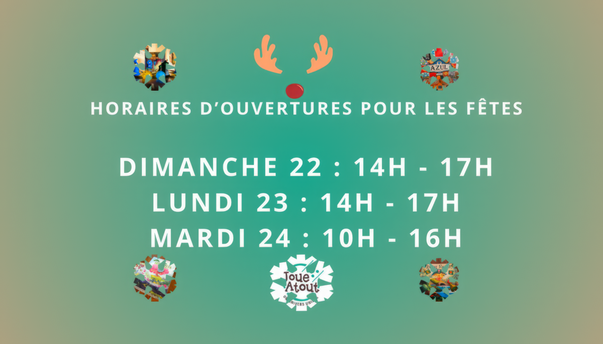 Horaires fêtes